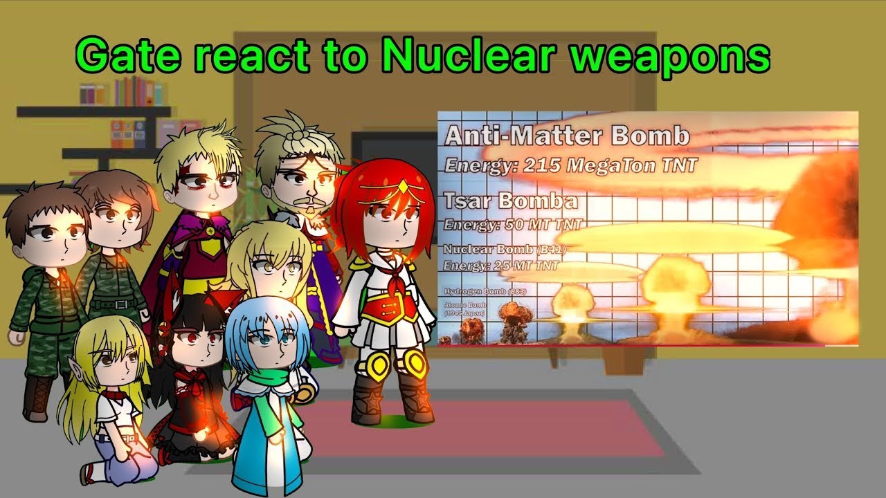 Gate Anime react to Largest explosions on earth comparsions