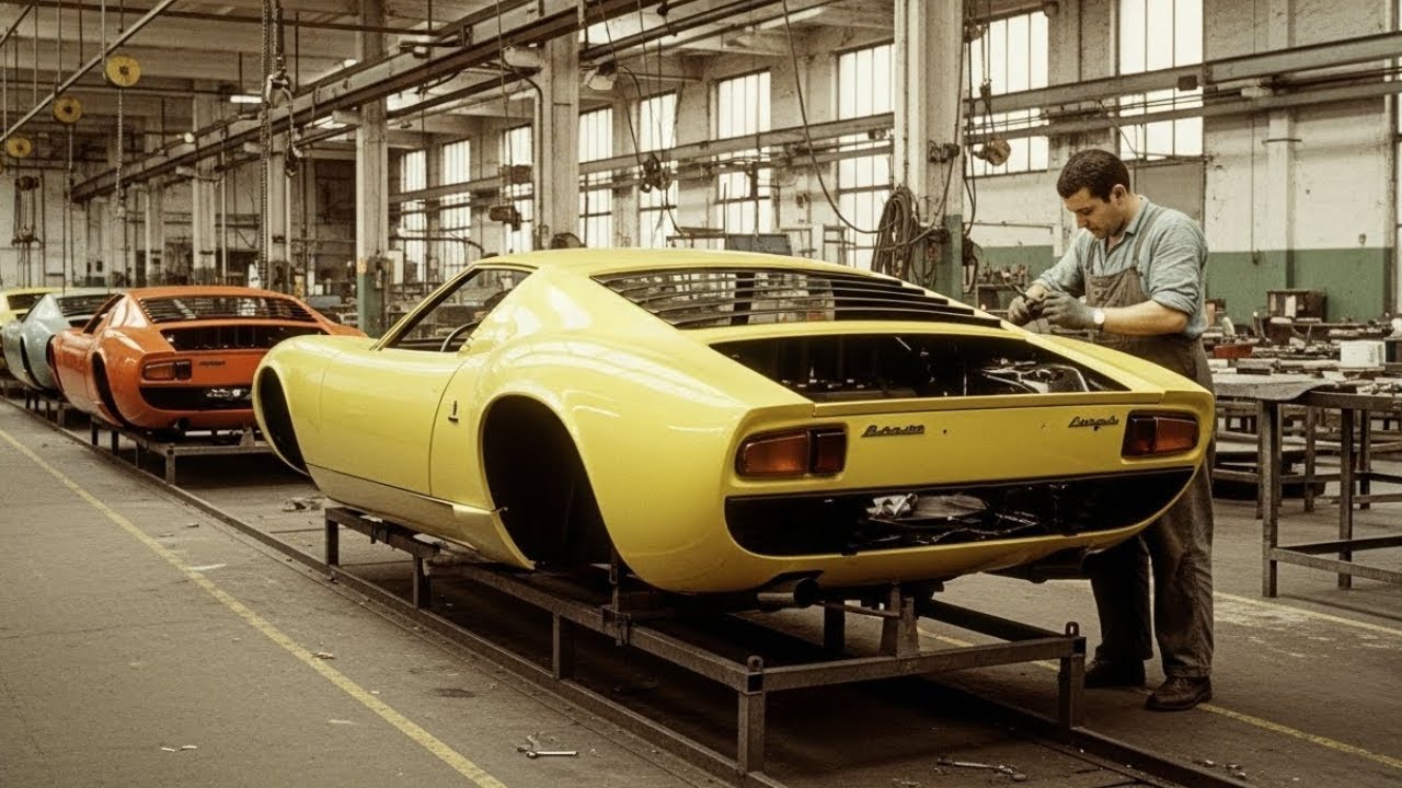 1966 Lamborghini Miura Manufacturing Process | Iconic Supercar