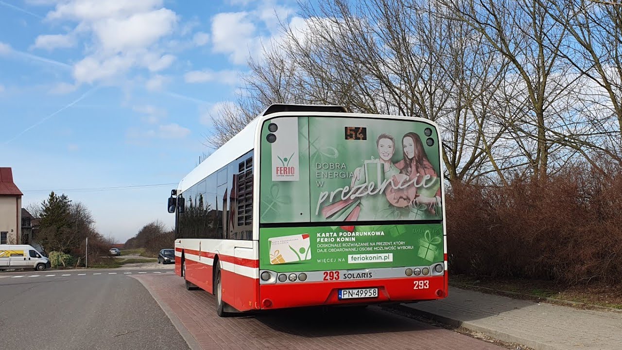 MZK Konin - linia 54 | Solaris Urbino 12 III #293