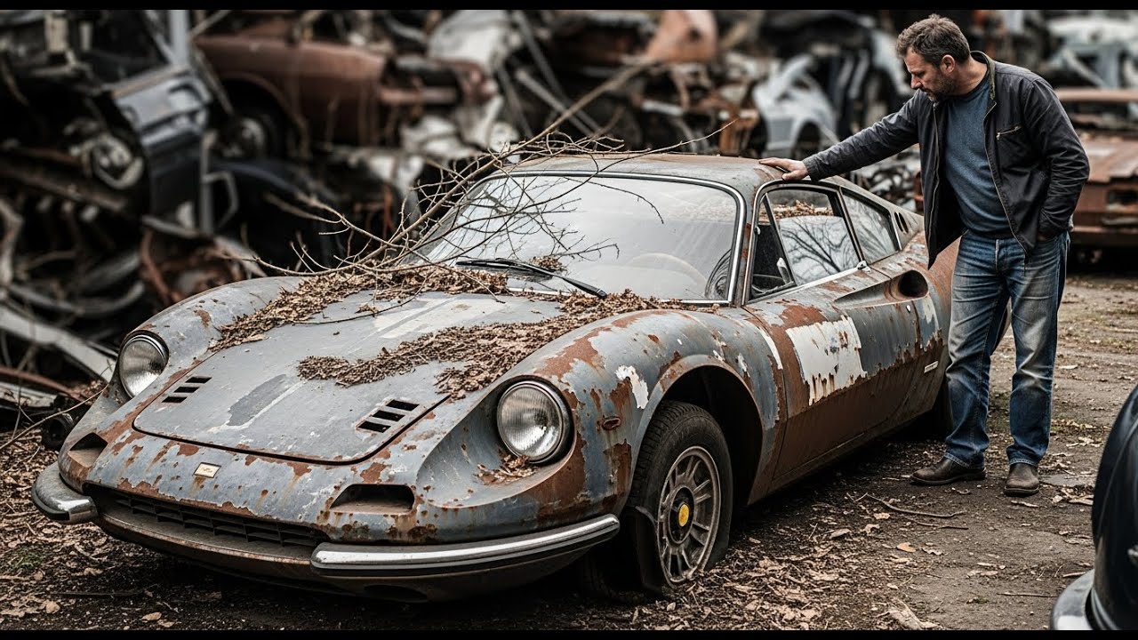 ASMR Classic Car Restoration! 1958 Ferrari Dino 246 F1 Rescued After 60 Years
