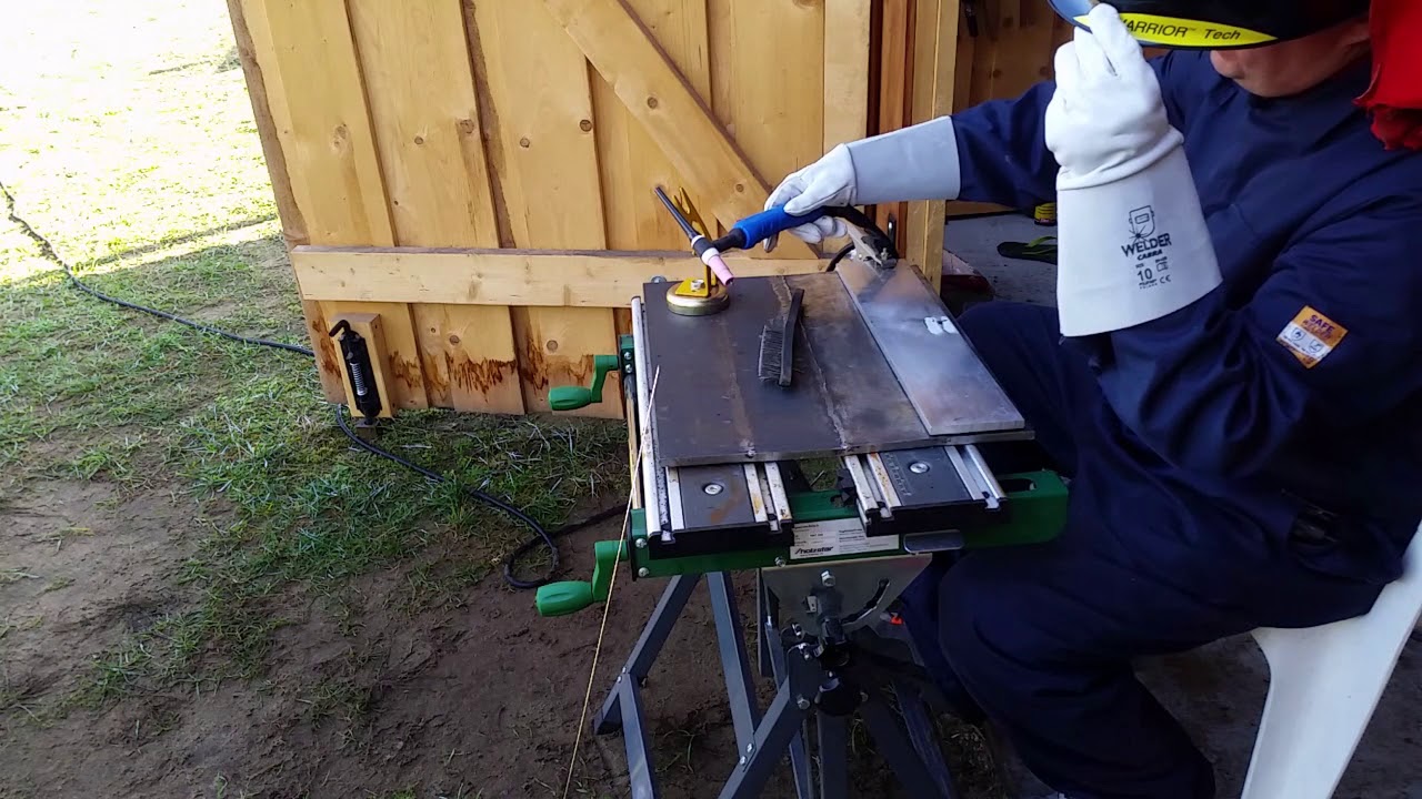 Spawanie amatorskie #15 - Spawarka tig Magnum THF 236 - test spawania aluminium
