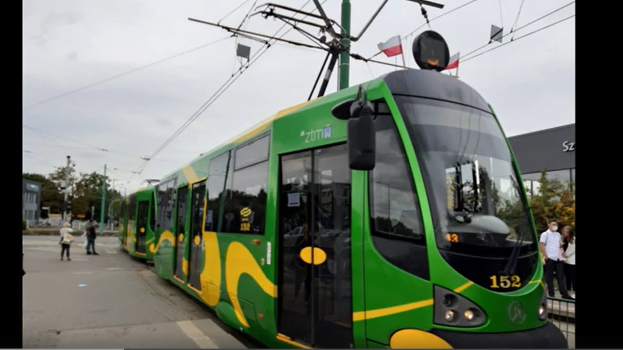 MPK Poznań - Linia 3 - Modertrans Moderus Alfa HF 04 AC #152+153