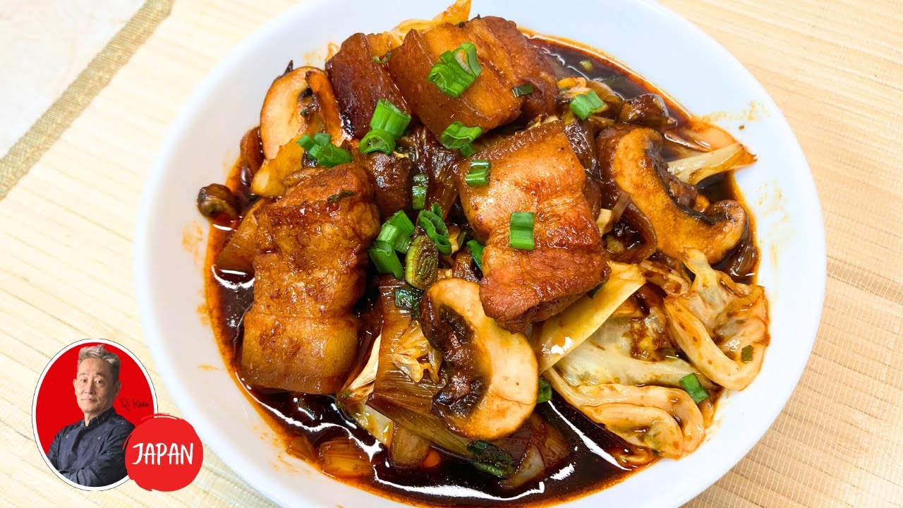 Cozinha com Sabor do Japão:  Barriga de Porco e Repolho