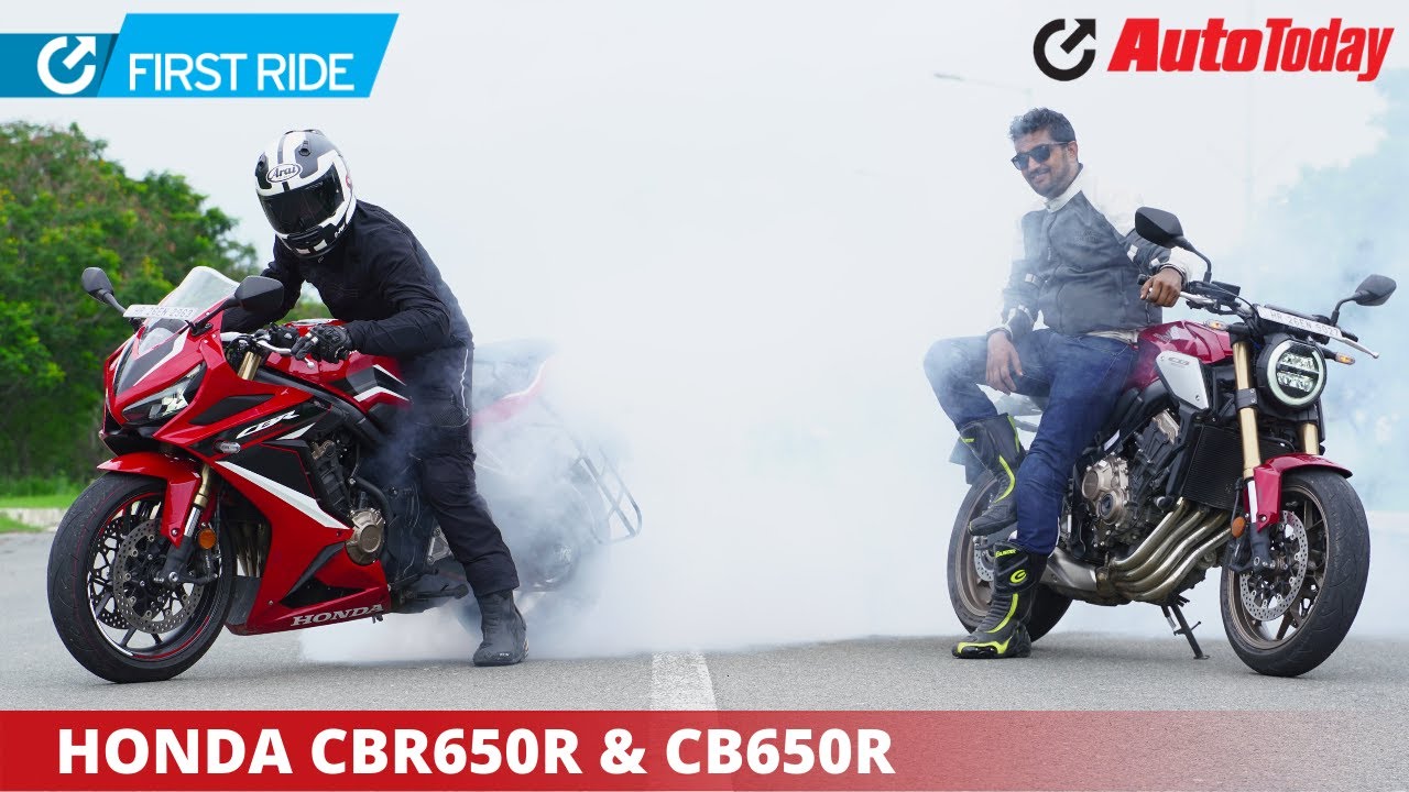Honda CBR650R vs Honda CB650R Review | First Ride