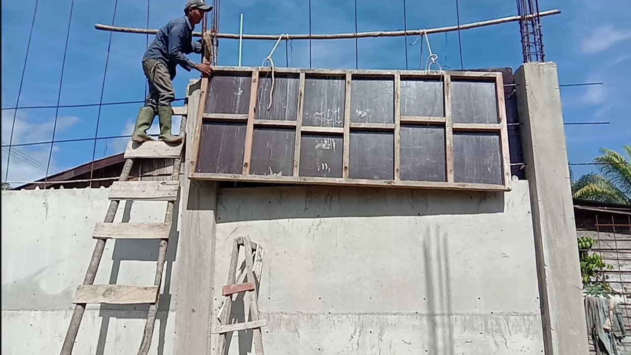 TAHAP KE TIGA DINDING SIMTEM COR BETON