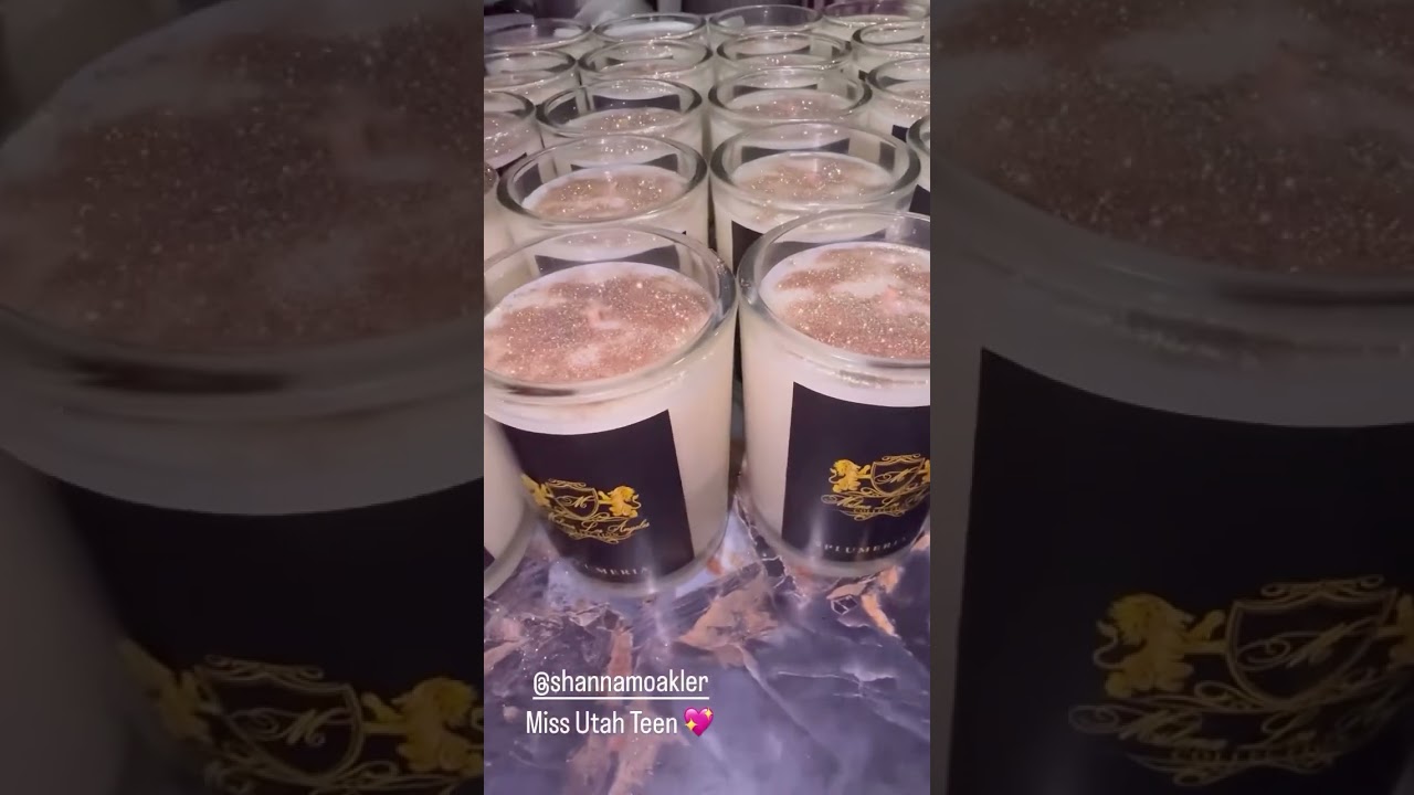 Candles For Miss Utah Miss and Teen USA.  