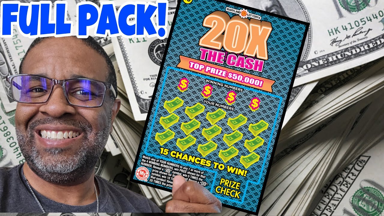 20X THE CASH | Md Lottery Scratch Off Tickets Full Pack! 