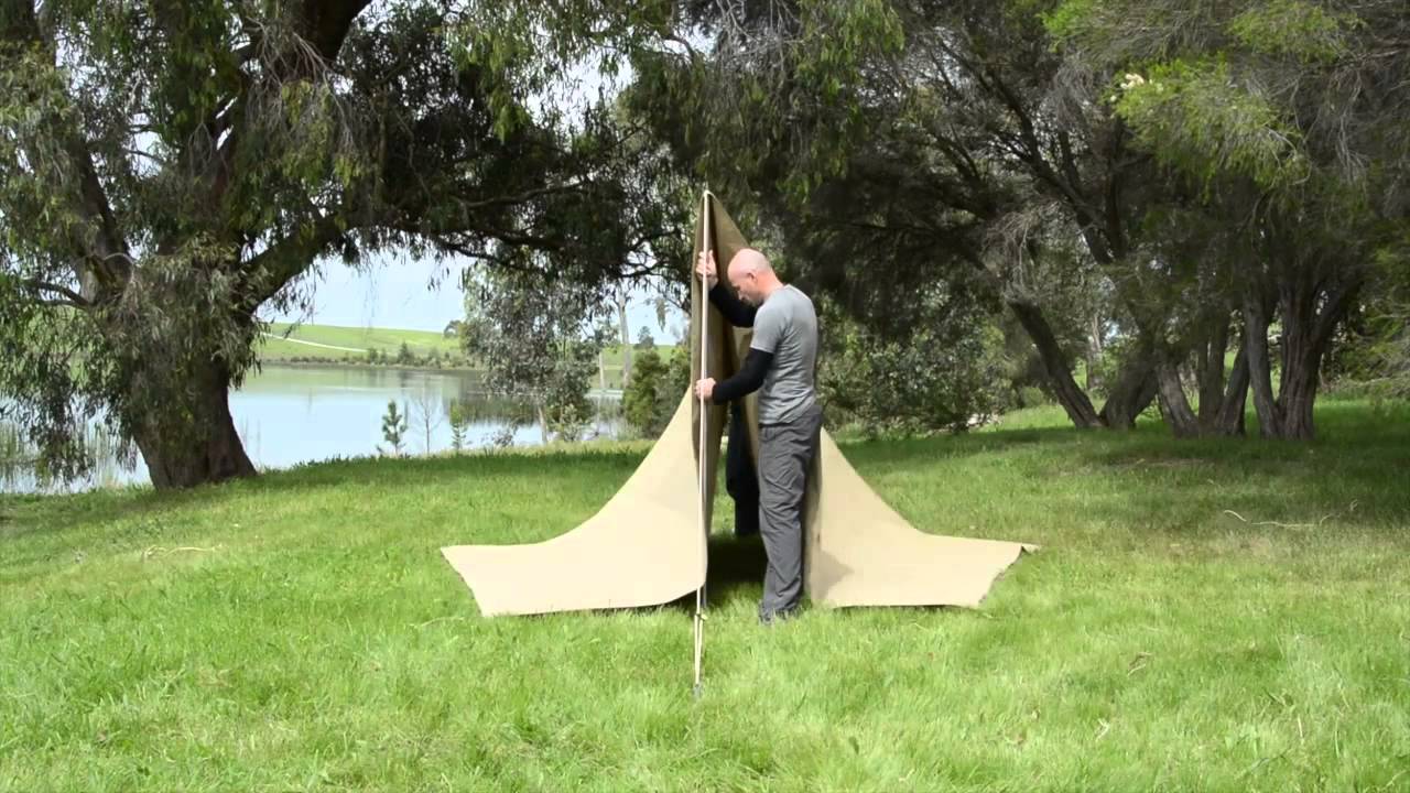 4 ways to set up a tarp for camping