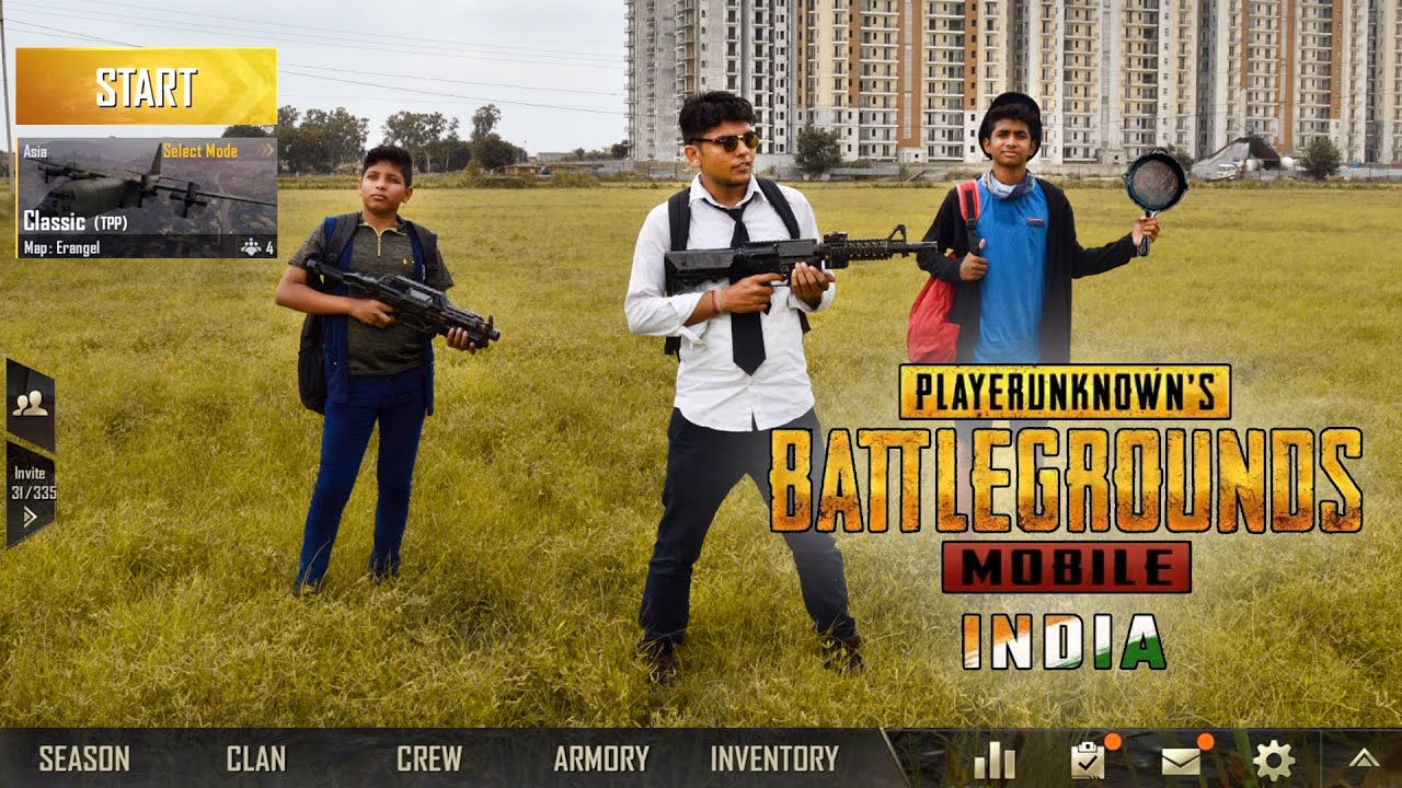 PUBG Mobile India | PUBG in Real Life Part-1 | Playerunknown's Battleground