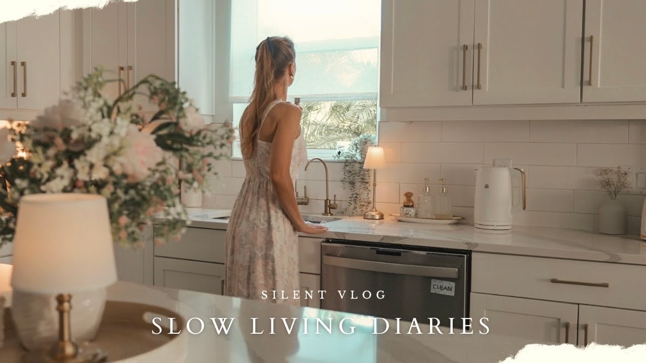 Slow Summer Day at Home | Calm Morning Routine, Fall Home Finds, Healthy Recipes & Cozy Baking
