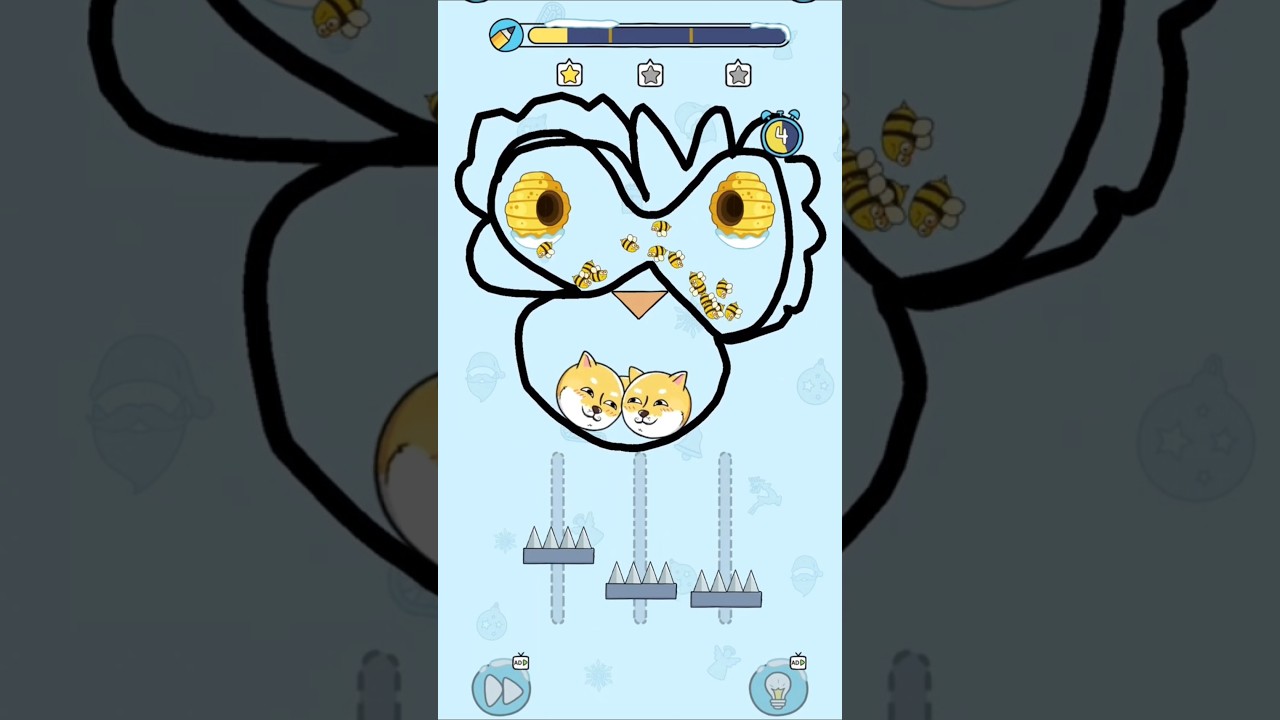 dog and bee game#gaming#fun #shorts#viral #trending #savethedoge #bee #sonic #sprunk#money #cartoon