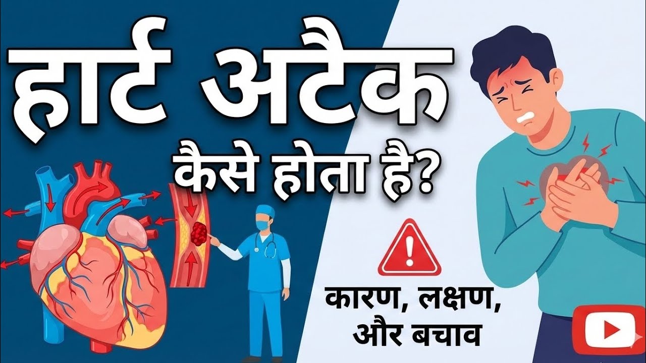 हार्ट अटैक 🫀💔 कैसे होता है ? 