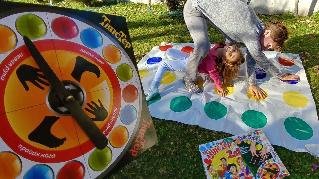 TWİSTER CHALLENGE  Bahçede twister oynadık, eğlenceli video