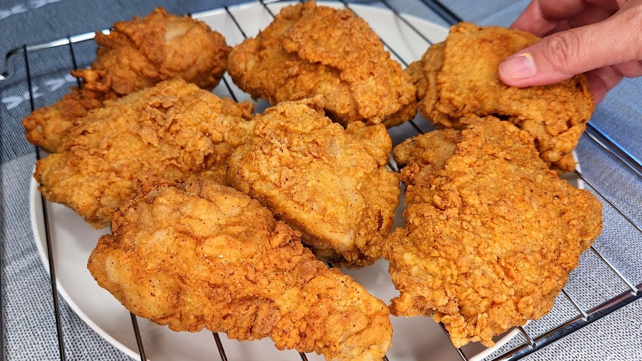 Crispy & Juicy Fried Chicken Recipe, Better than take out!!! Incredibly Delicious 🔥😋👍