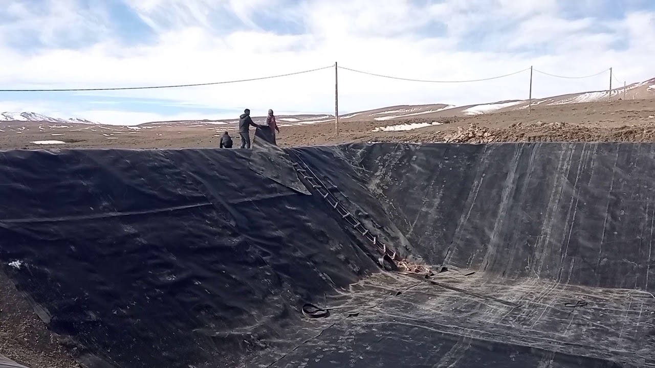 Soudure de la Géomembrane