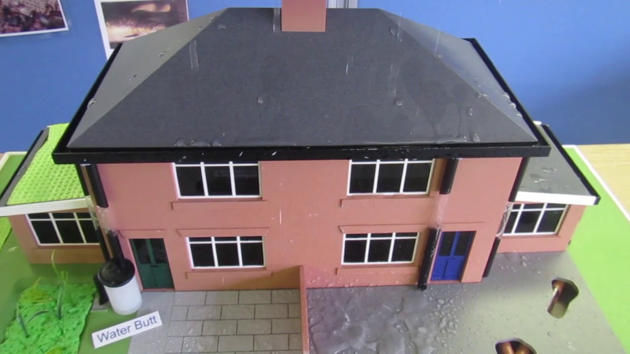 Sustainable Urban Drainage (SuDs) House Model Demonstration