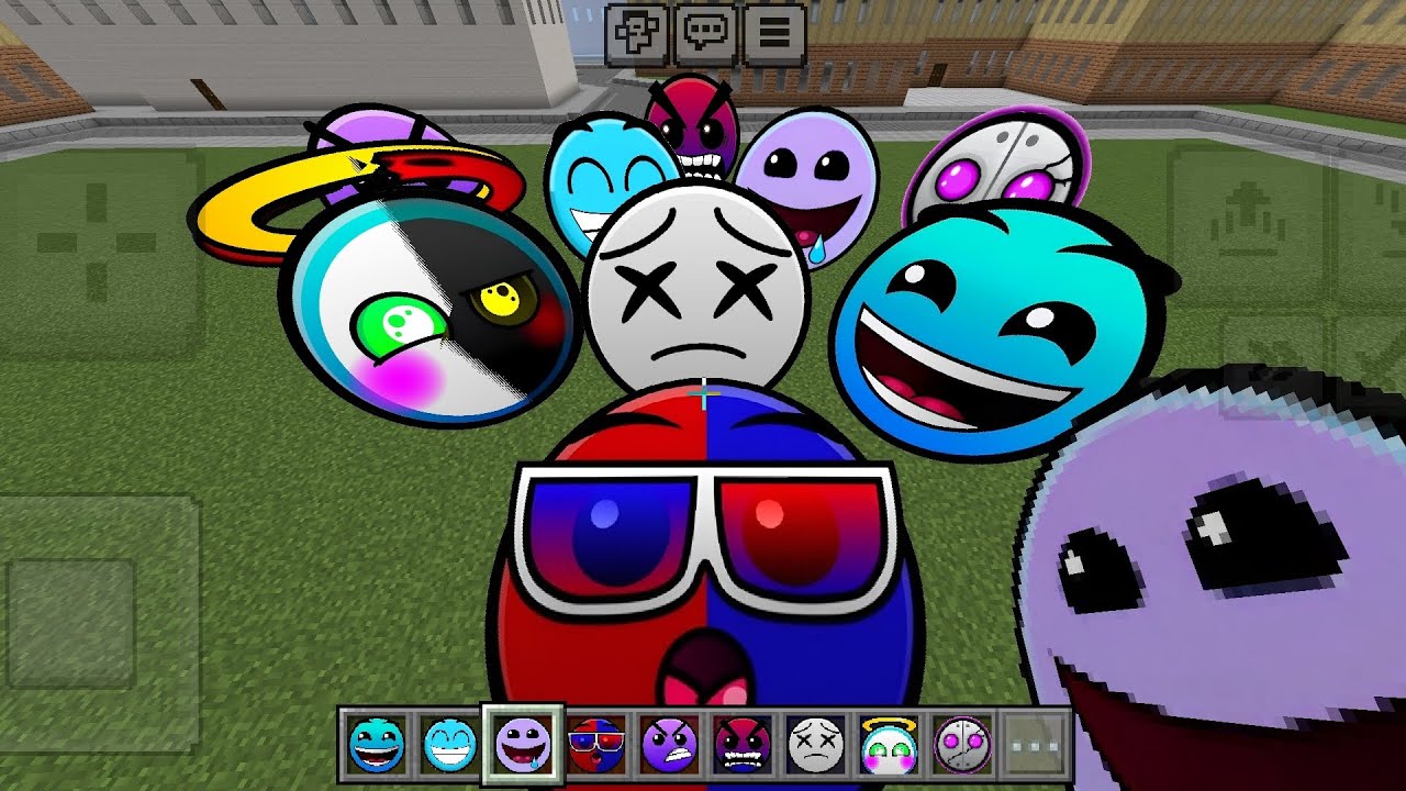 Lobotomy Nextbots V3 Update | Geometry Dash Difficulty Faces | MCPE