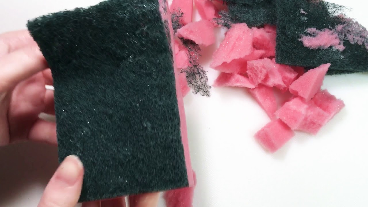 ASMR Ripping Frozen Sponges (#ASMRPINKWEEK)