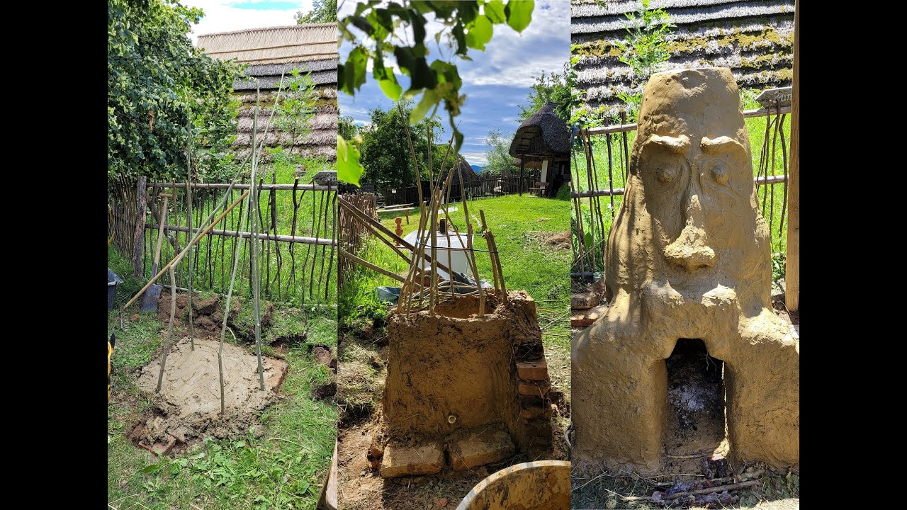 Rennofen bauen und Eisenluppe herstellen im Kulm-Keltendorf
