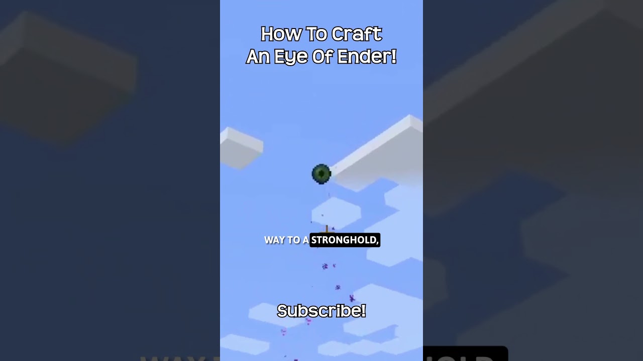 How To Craft An Eye Of Ender In Minecraft!