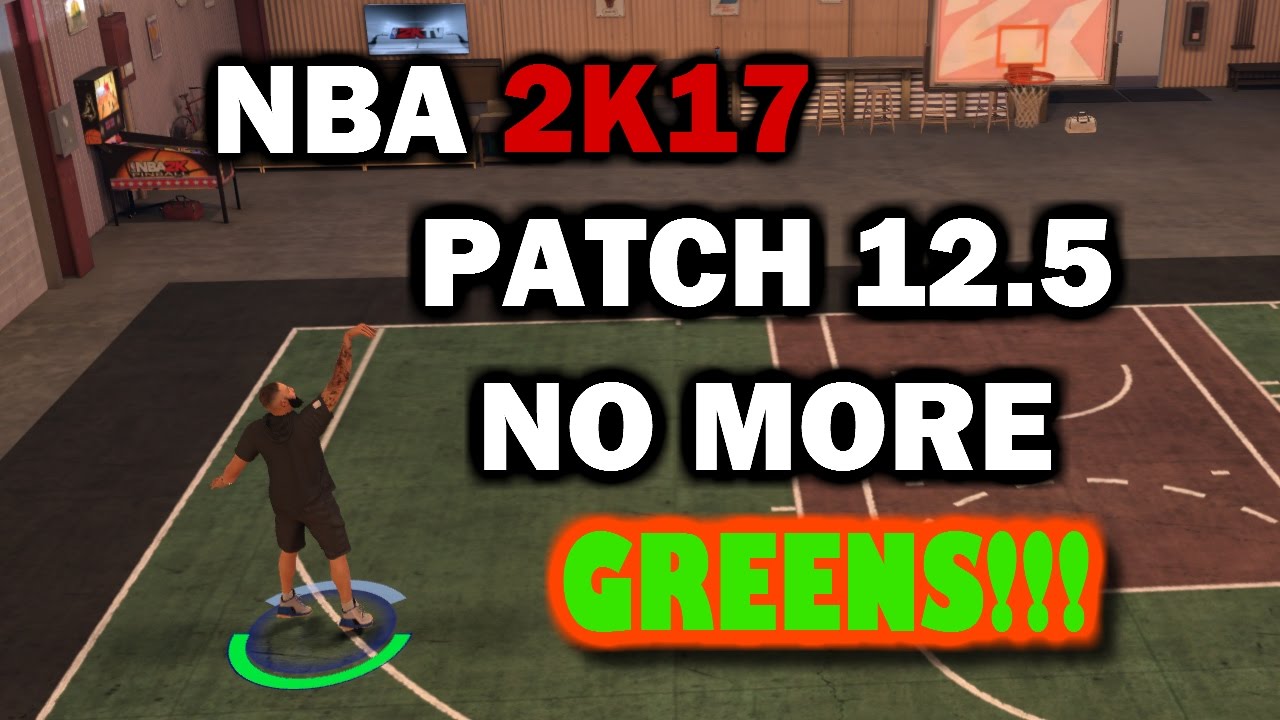NBA 2K17 PATCH 12.5 PLAYMAKER GREENS GONE???