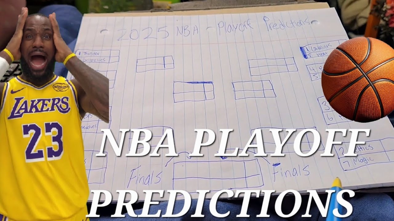 MY 2025 NBA PLAYOFFS PREDICTIONS!
