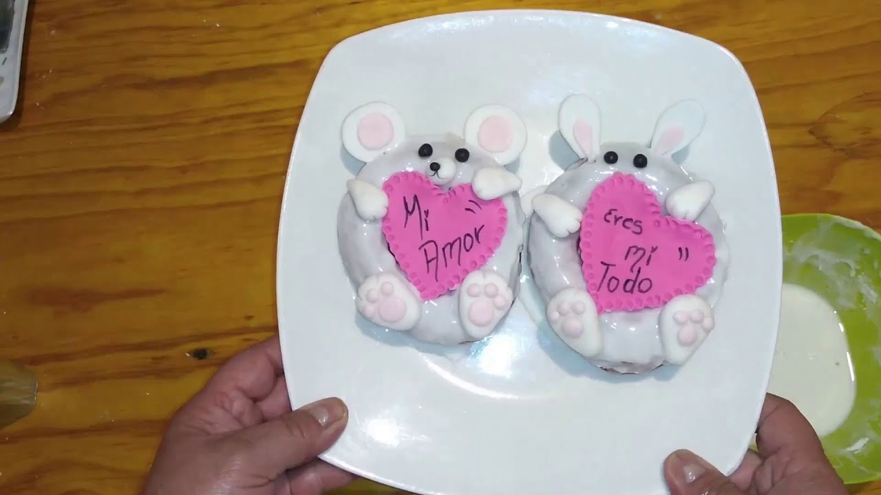 Donas decoradas para este 14 de febrero