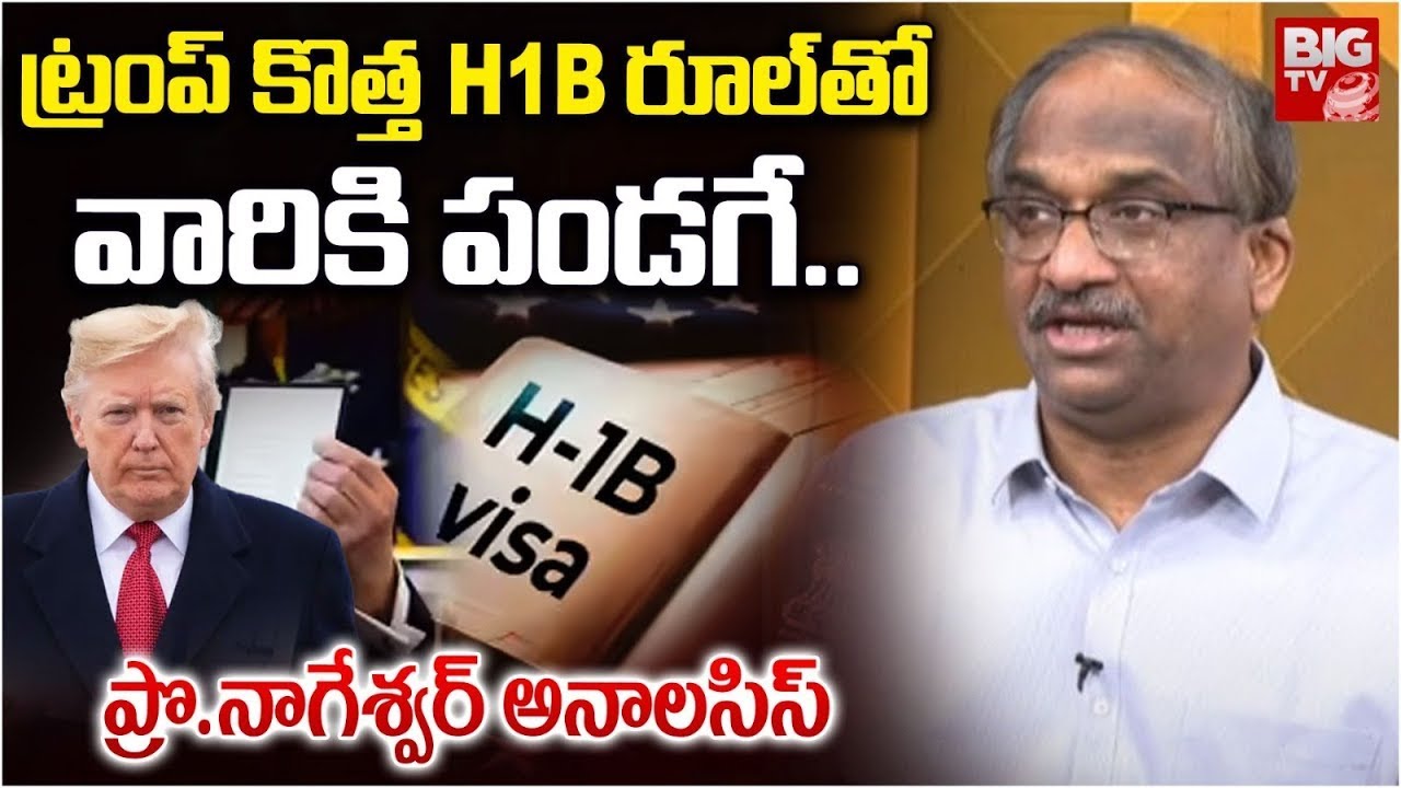H-1B Visa New Rules 2025 | Trump $100,000 Fee Explained by Prof Nageshwar