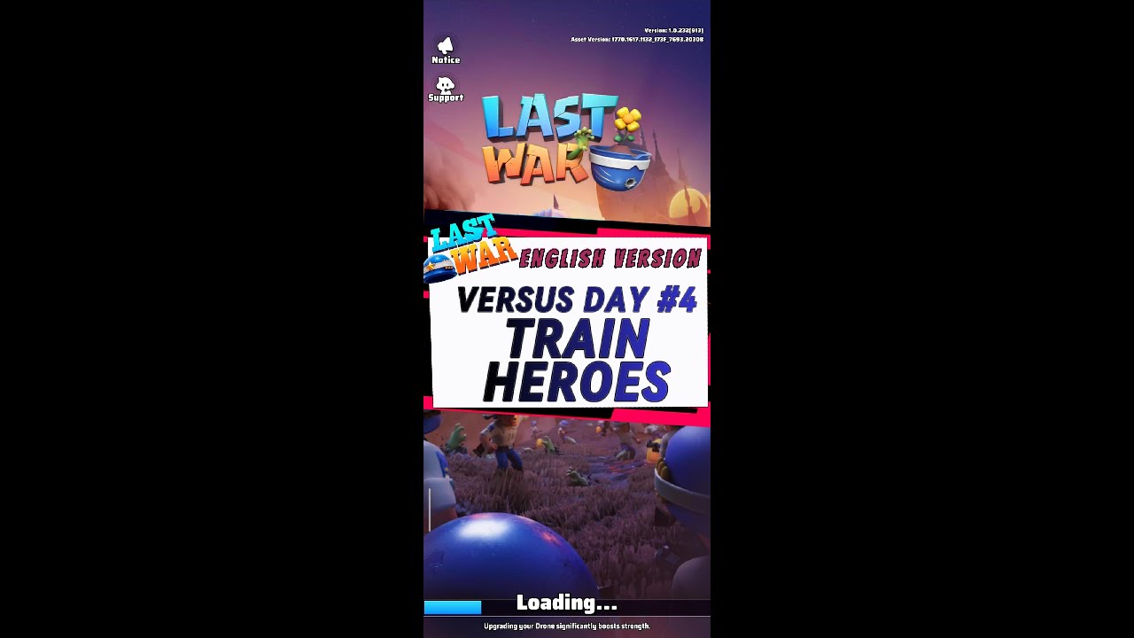 LAST WAR - VERSUS DAY #4 - TRAIN HEROES TUTORIAL