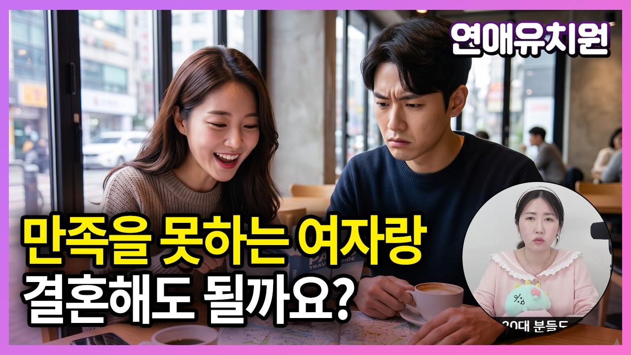 만족을 못하는 여자랑 결혼해도 될까요?