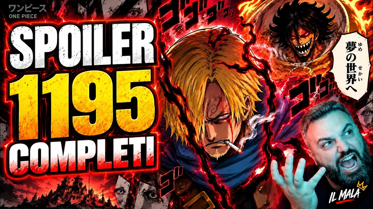 ONE PIECE SPOILER 1195 - ANTICIPAZIONI ONE PIECE 1195 #onepiece1195