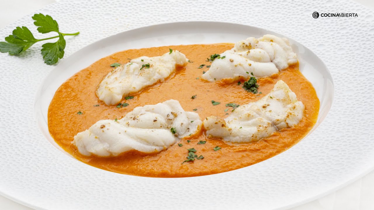Rape con salsa de pimientos rojos de Karlos Arguiñano