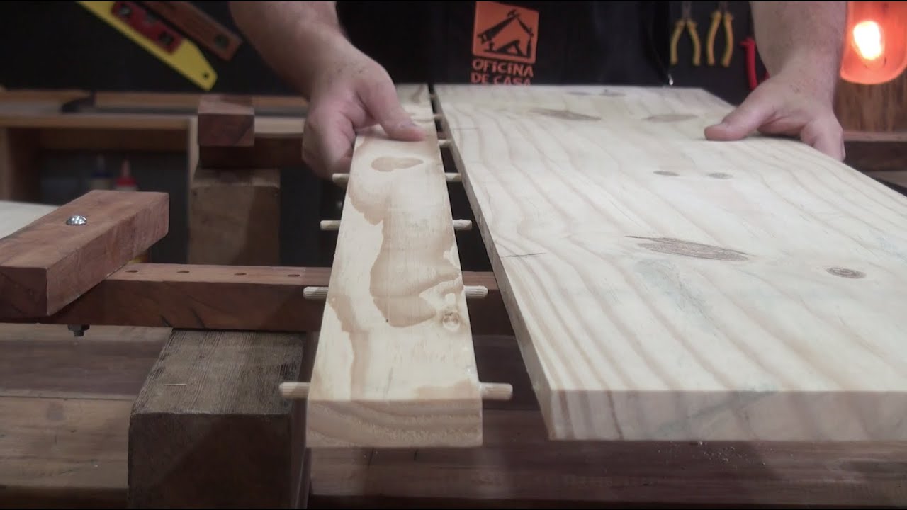 Como colocar cavilhas sem Gabarito de forma simples e precisa