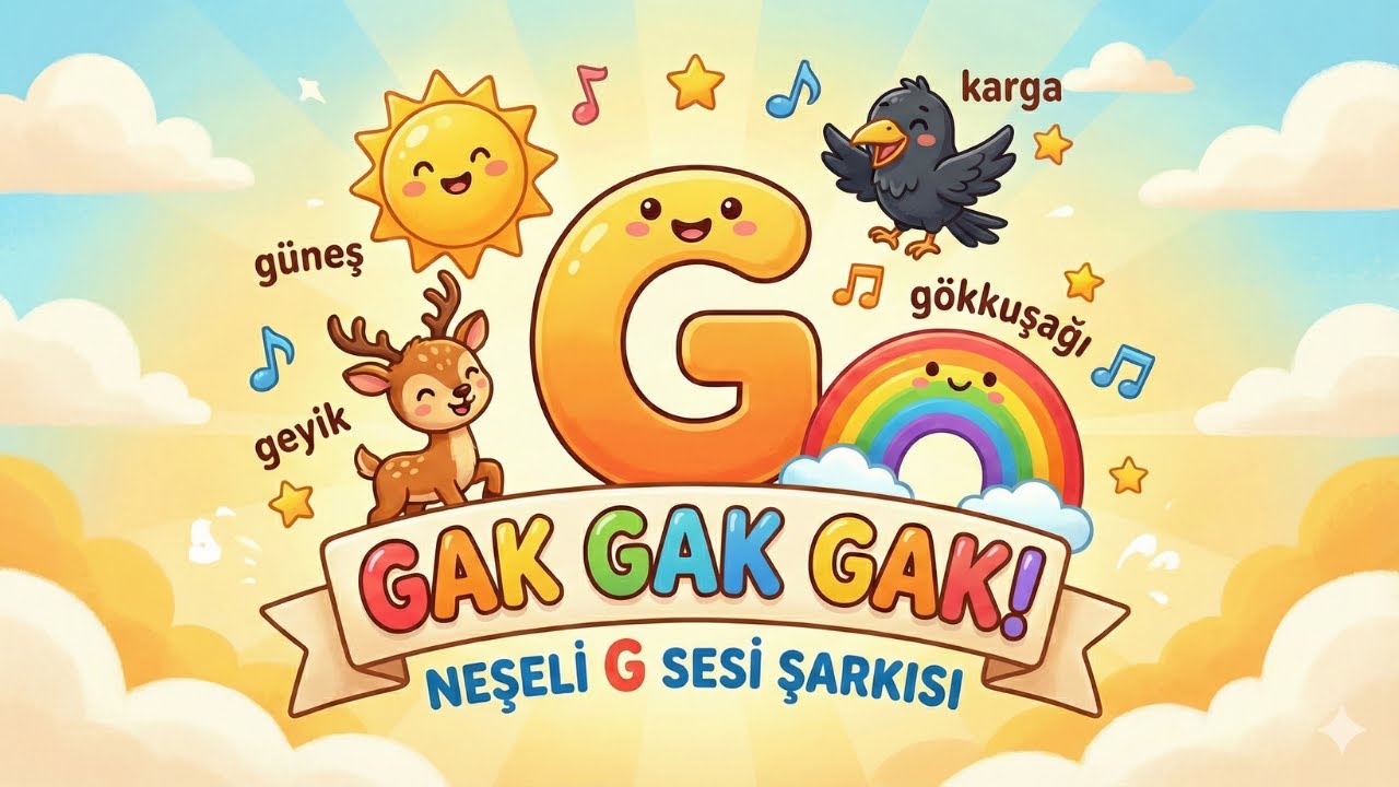G Sesi Şarkısı - G Harfini Eğlenerek Öğrenin! (1. Sınıf İlkokul Şarkıları)