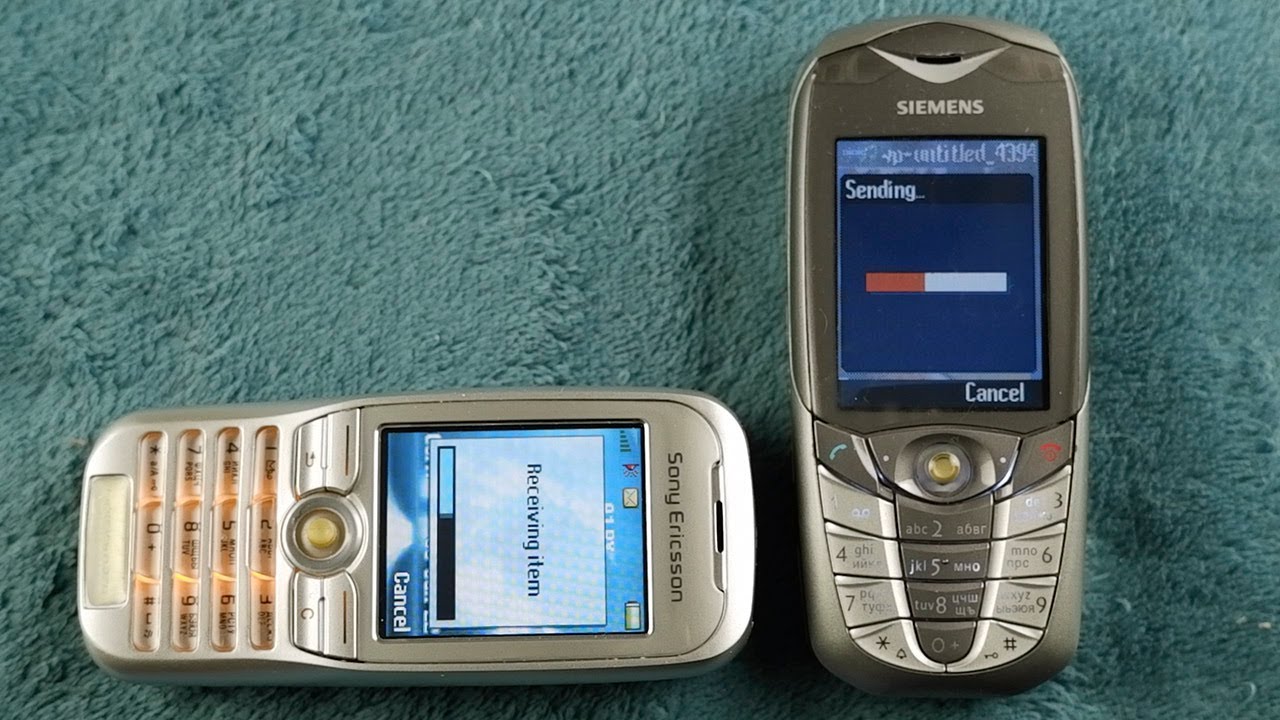 Siemens CX65 file transfer to Sony Ericsson K500i via infrared port