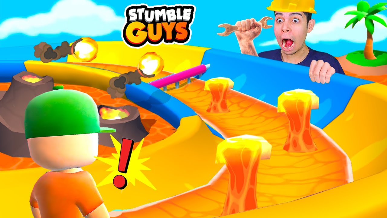 CONSTRUÍ OS MAPAS ESPECIAIS DO STUMBLE GUYS DENTRO DO FALL GUYS!