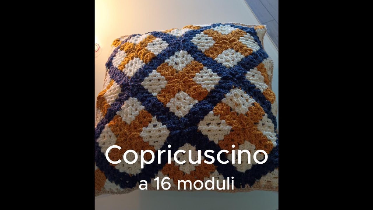 Da modulo a superficie | Copricuscino a 16 granny