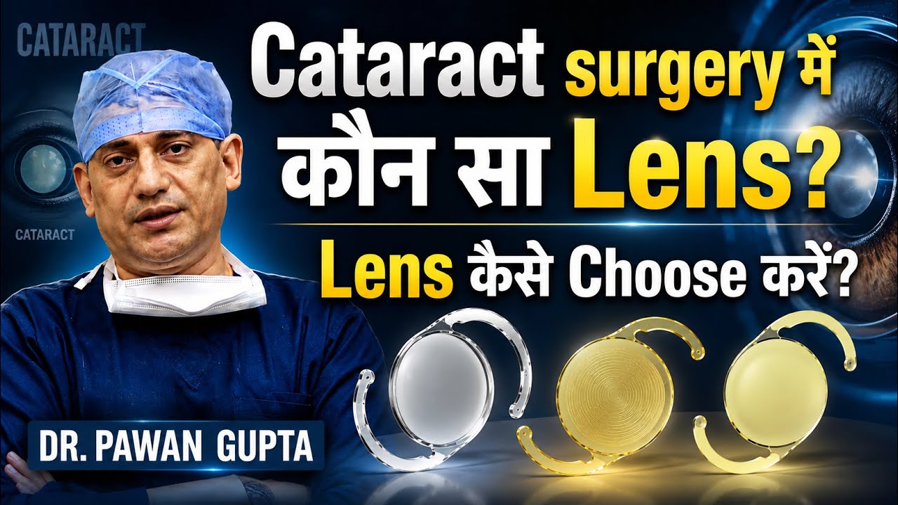 Cataract Surgery में कौन सा लैंस डलवाएँ| Dr. Pawan Gupta