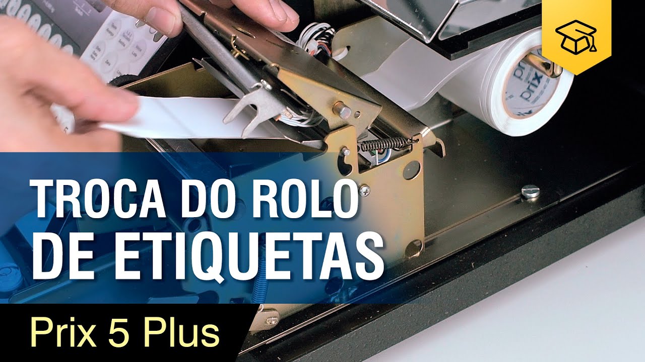 Prix 5 Plus - Troca do Rolo de Etiquetas