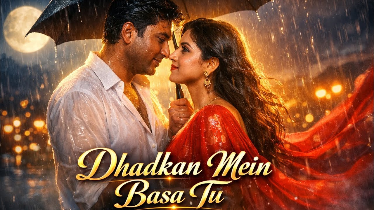 Dhadkan Mein Basa Tu ❤️ | 90s Sad Romantic Song |  heart touching Song 💔 | New Bollywood song #love 