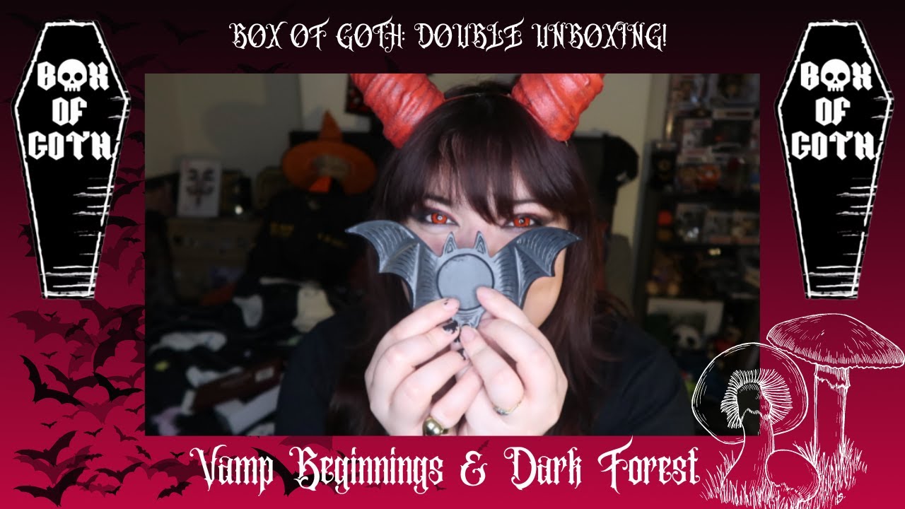 Box Of Goth DOUBLE UNBOXING! The BEST alternative MYSTERY BOXES Vamp Beginnings & Dark Forest!