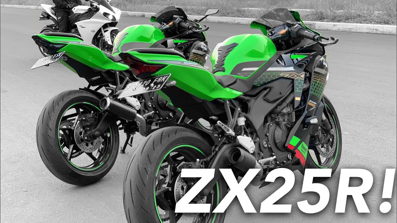 SUARA BANGOR ZX25R KNALPOT LONG & SHORT ZX25R! (Overview & Test Ride Kawasaki ZX25R 2020)