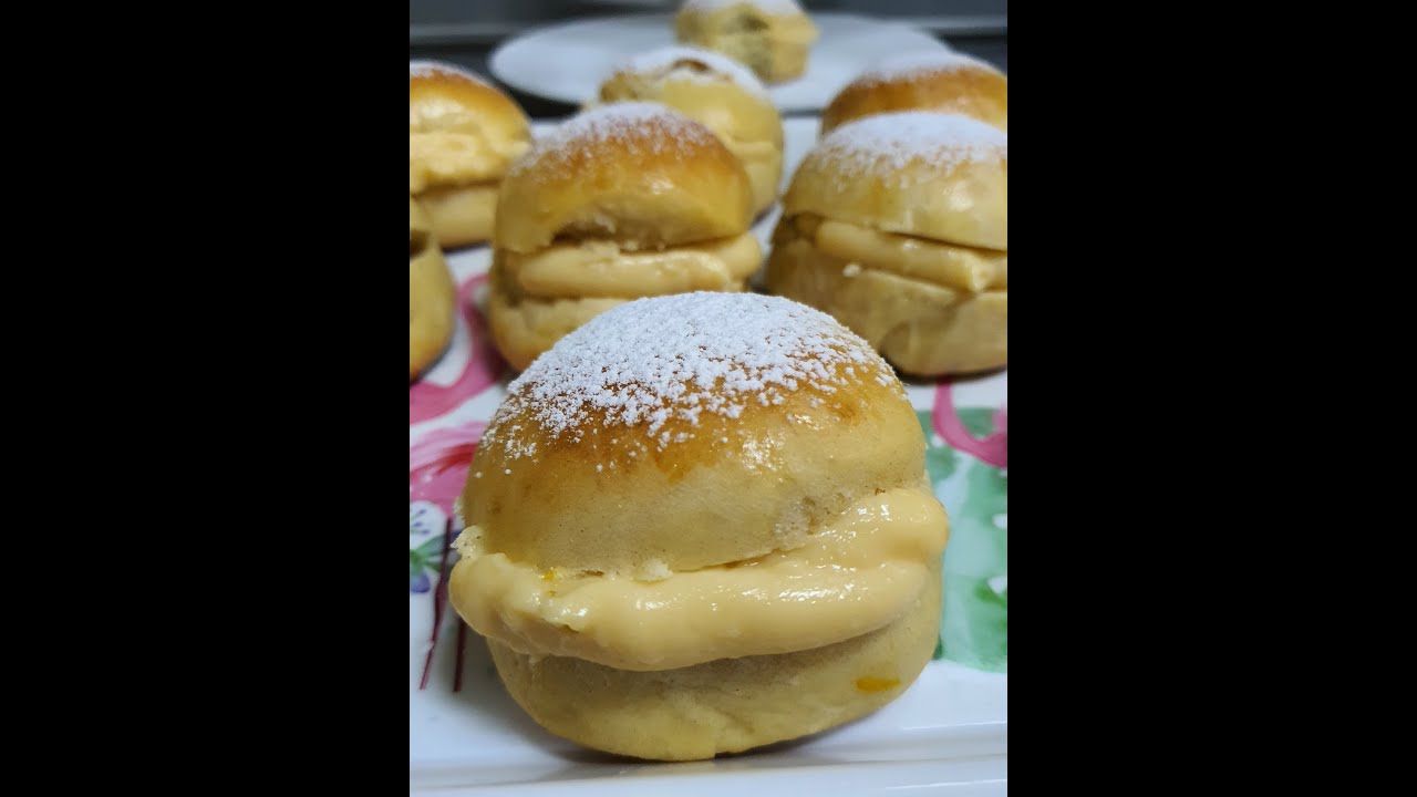 ¡¡¡BOLLOS SUIZOS RELLENOS DE CREMA PASTELERA!!!