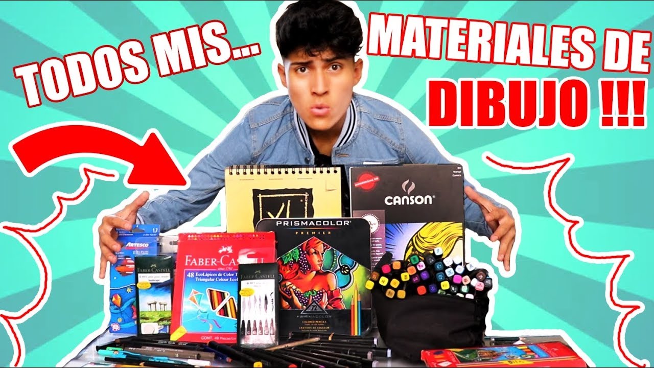 TODOS MIS MATERIALES DE DIBUJO 2019 !!! - ArtiZ HD