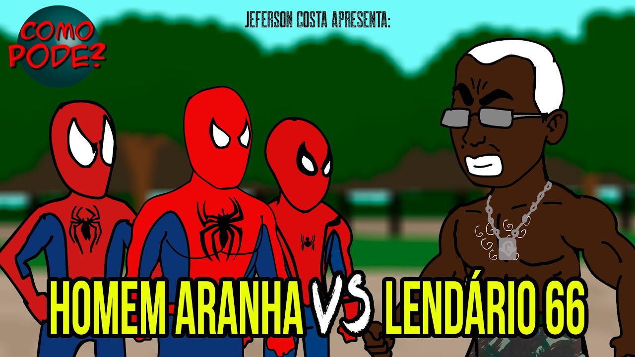HOMEM-ARANHA (ARANHAVERSO) DESAFIA O LENDÁRIO 66 NA PISTA DE CORDA!!