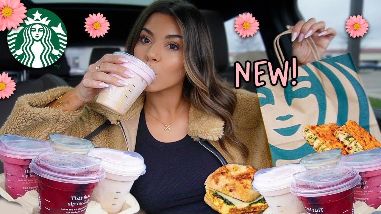 I Tried EVERYTHING on Starbucks Spring Menu 2025! 🌸☕️