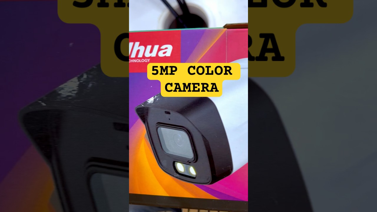 Dahua New model 5MP color Camera #cctv #network #rrinfotek