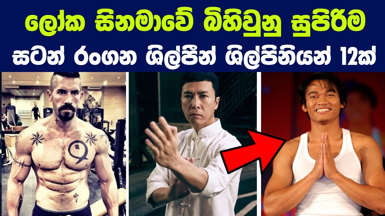 ලෝක සිනමාවේ බිහිවුනු සුපිරිම සටන් රංගන ශිල්පීන් ශිල්පිනියන් 12ක් | 12 Greatest martial artists