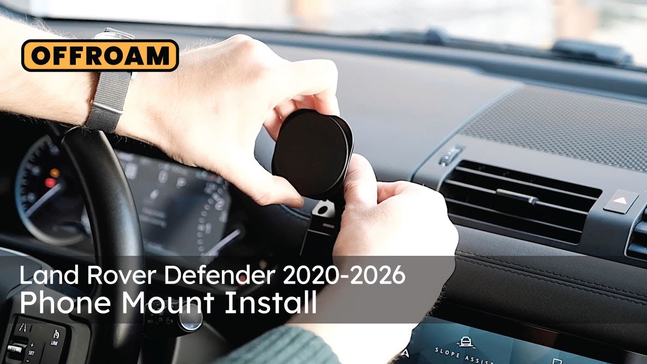 Крепление для телефона на Land Rover Defender 2020-2026 от OFFROAM.