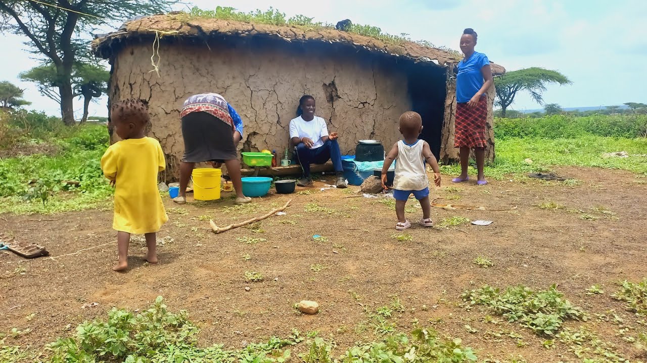 African Traditional life #cooking village food for Dinner